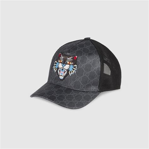 casquette gucci chat furieux|Chapeaux Gucci pour homme .